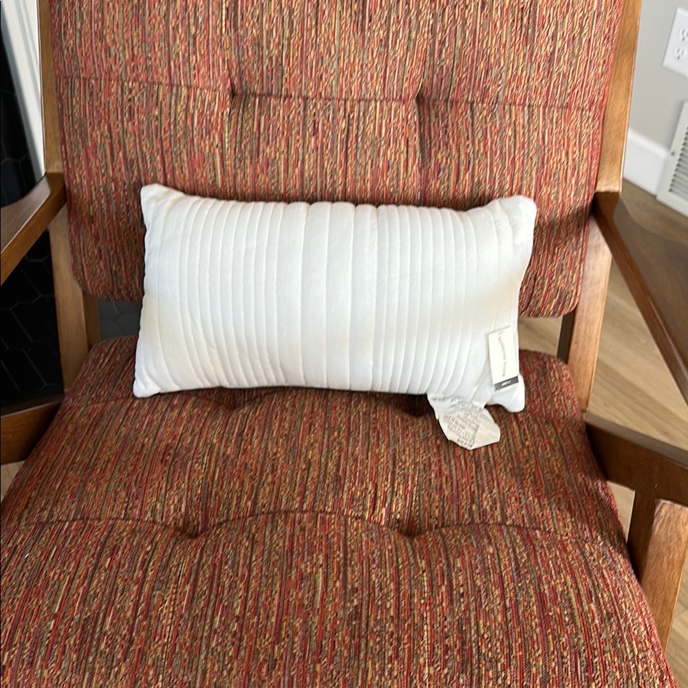White Rectangular Pillow
